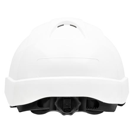 Nitras Head Protect 9500 Schutzhelm mit Größenregulierung und Kinnriemen, weiß